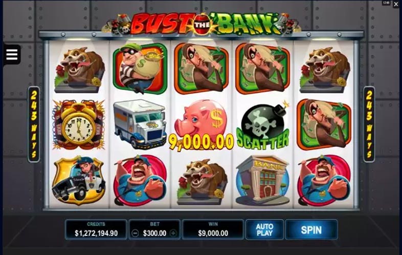 Bust the Bank игровой автомат. 