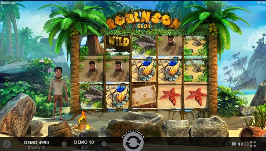 Robinson игровой автомат. 