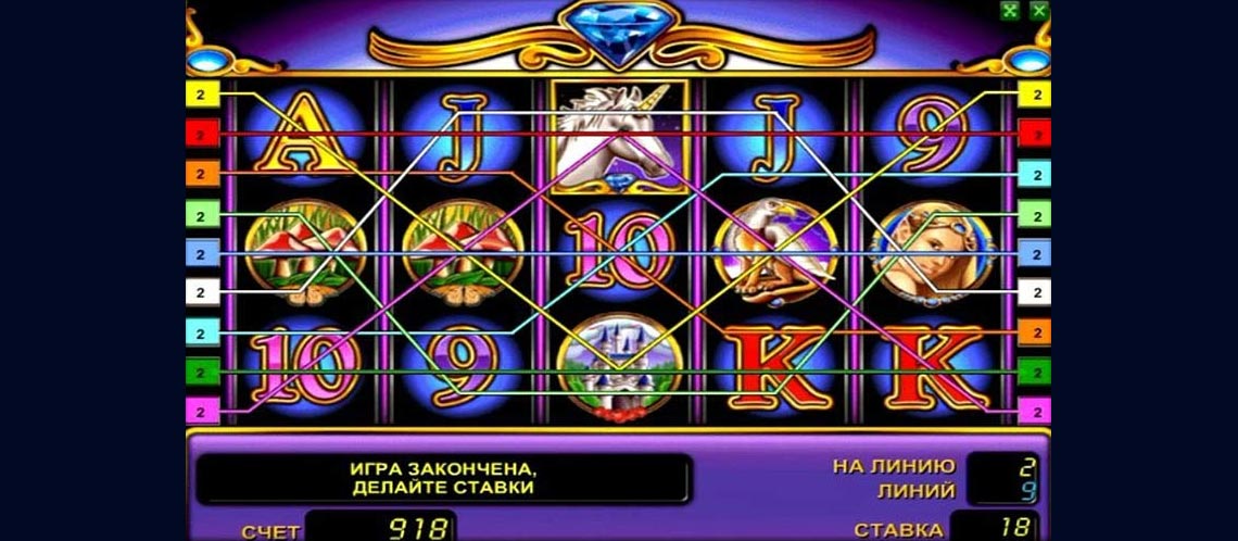 Игровой автомат Unicorn Magic. 