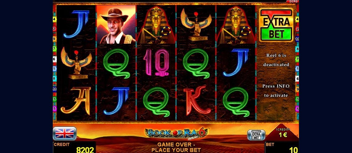 Book of Ra 6 deluxe Игровой автомат. 