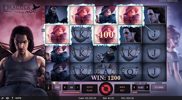 Игровые автоматы Dracula. 