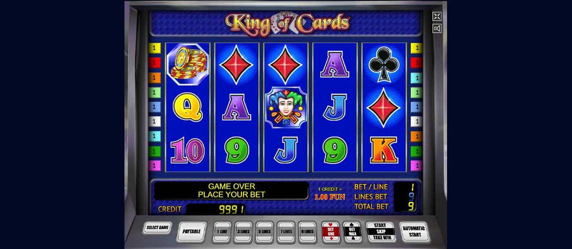 Игровой автомат King Of Cards. 