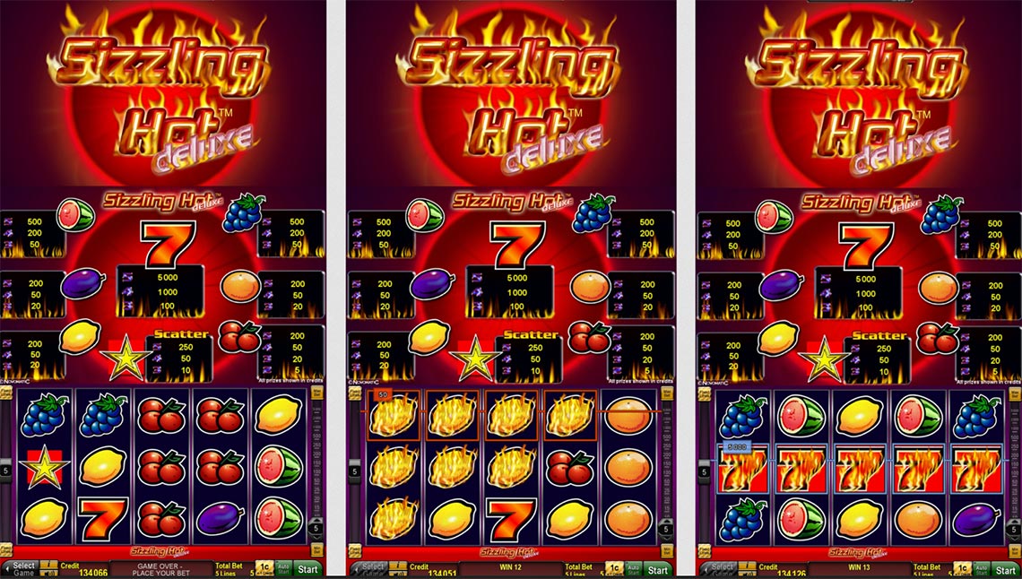 Sizzling Hot Deluxe игровой автомат. 